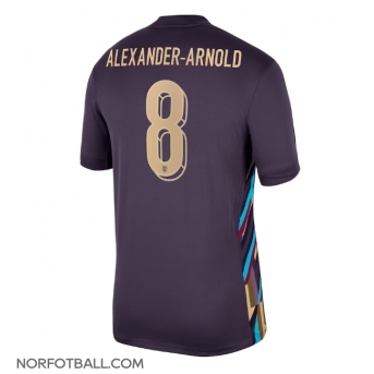 Billige Fotballdrakt England Alexander-Arnold #8 Replika Bortedrakt EM 2024 Kortermet